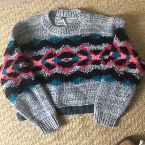 Free people cropped sweater